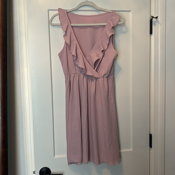 Pink Ruffled Summer Dress - Picture 4 of 4